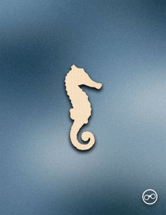 Houten Figuur Zeepaard - 1