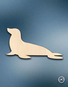 Houten Figuur Zeehond - 1