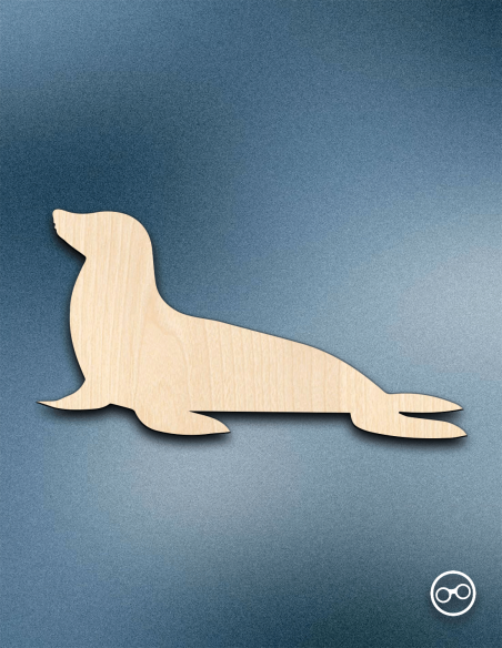 Houten Figuur Zeehond - 1