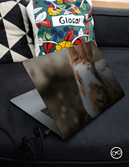 Konijn Laptop Sticker - 1