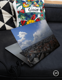 Kopenhagen Overview Laptop Sticker - 1