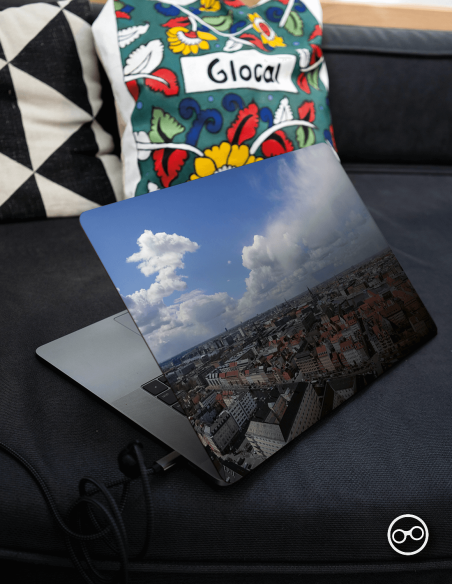 Kopenhagen Overview Laptop Sticker - 1