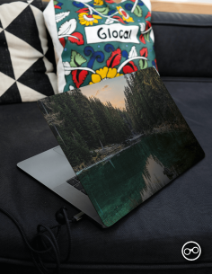 Meer In Het Bos Laptop Sticker - 1