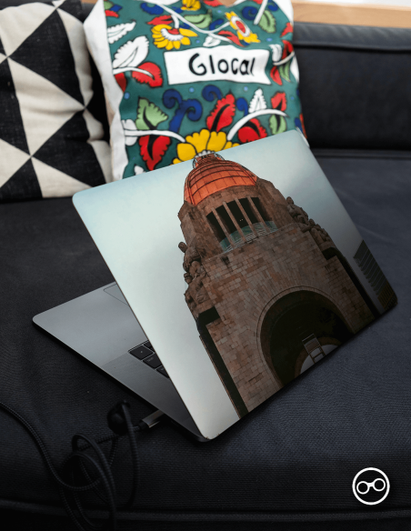 Mexico A-La Revolucion Laptop Sticker - 1