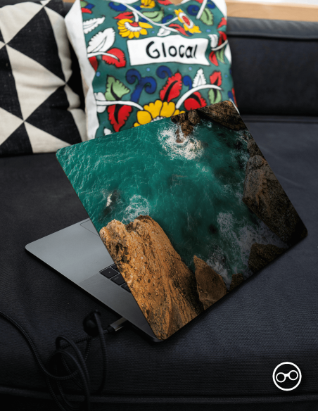 Oceaan Laptop Sticker - 1