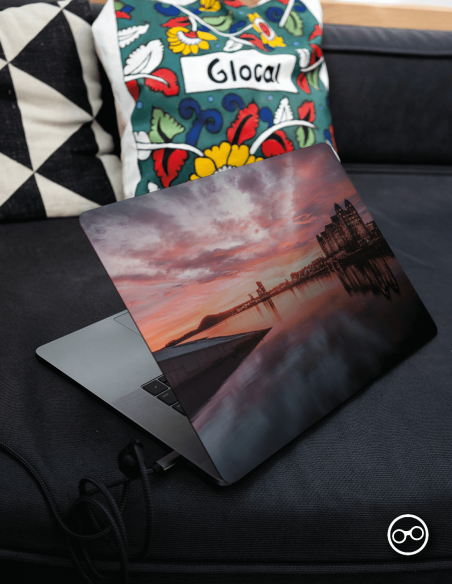 Oslo Skyline Laptop Sticker - 1