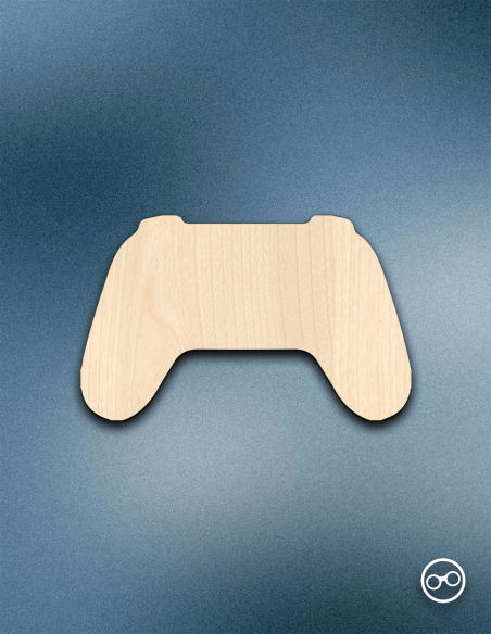 Houten Controller figuur – 8mm linoply, lasergesneden gamecontroller decoratie