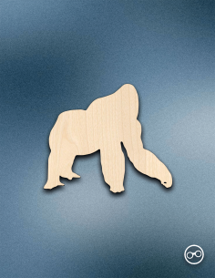 Houten Figuur Gorilla - 1