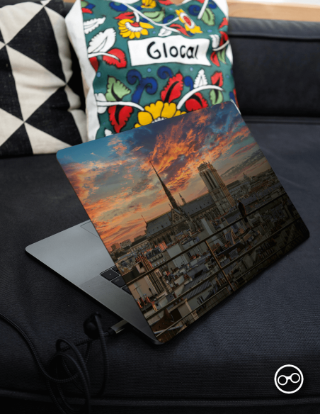 Parijs Notre-Dame Laptop Sticker - 1