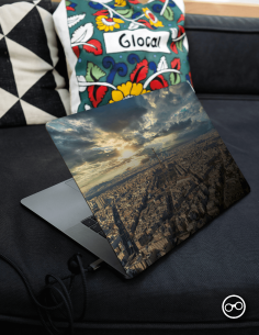 Parijs Overview Laptop Sticker - 1