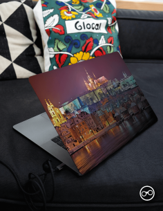 Praag Centrum Laptop Sticker - 1