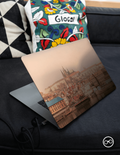 Praag Skyline Laptop Sticker - 1