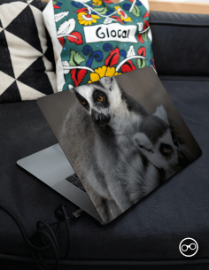 Ringstaartmaki Laptop Sticker - 1