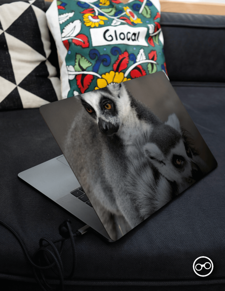 Ringstaartmaki Laptop Sticker - 1