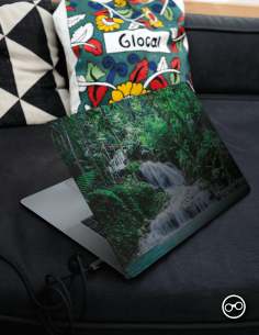 Rustige Waterval Laptop Sticker - 1