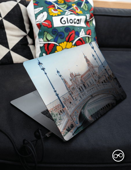 Sevilla Plaza Laptop Sticker - 1