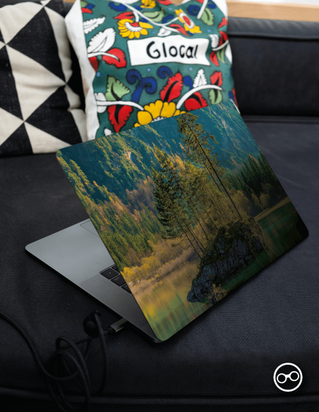 Spiegel Meer Laptop Sticker - 1