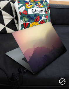 Temple at Dawn Laptop Sticker - 1