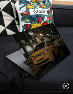 Tokio In De Nacht Laptop Sticker - 1