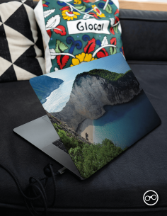 Tropisch Strand Laptop Sticker - 1