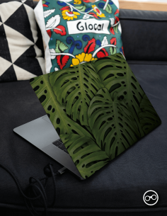 Tropische Bladeren Close Up Laptop Sticker - 1