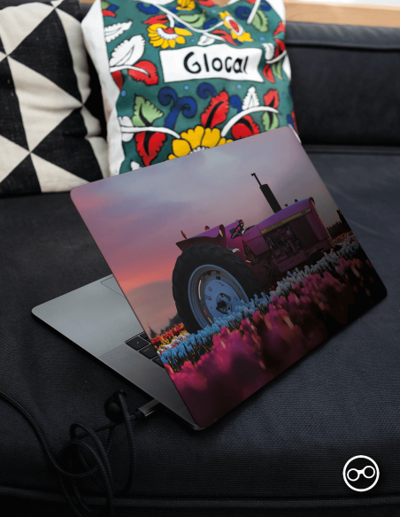 Tulpen Veld Nederland Laptop Sticker - 1