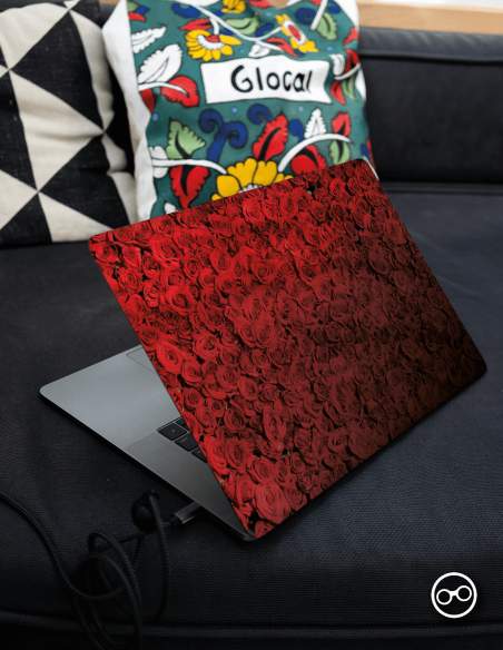 Veel Rode Rozen Laptop Sticker - 1 Veel Rode Rozen Laptop Sticker - 1