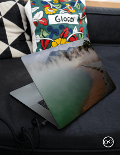 Vulkanisch Meer Laptop Sticker - 1