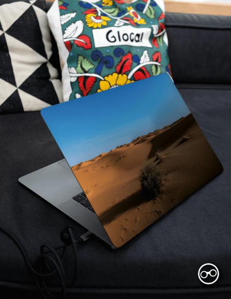 Zandvlakte Laptop Sticker - 1