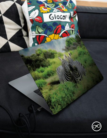 Zebra's Laptop Sticker - 1