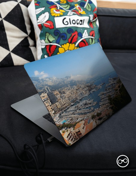 Monaco Overview Laptop Sticker - 1