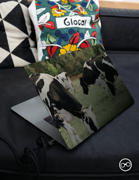Koeien Laptop Sticker - 1