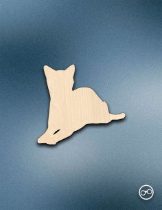 Houten Figuur Kater - 1