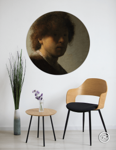 Behangcirkel Rembrandt van Rijn zelfportret - 1