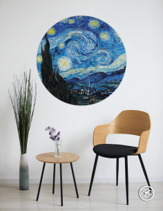 Behangcirkel De Sterrennacht - 1