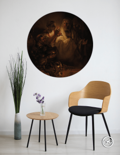 Behangcirkel De Verloochening van Petrus - 1