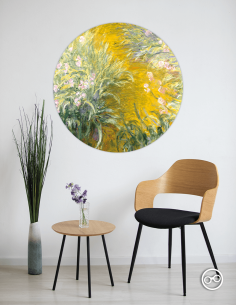 Behangcirkel Het pad door de Irissen - 1