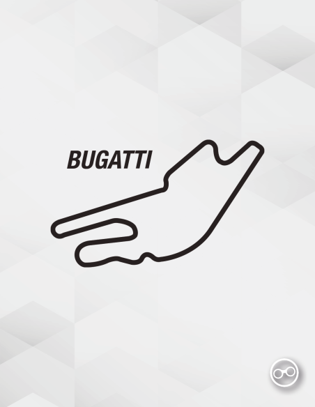 Le Mans Bugatti Circuitsticker