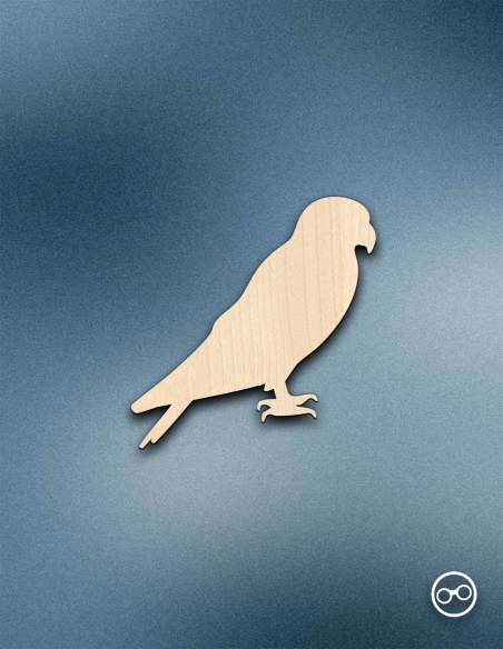 Houten Torenvalk Figuur | Linoply Decoratie – Stickermaster