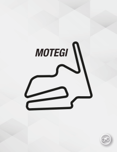 Sticker van het Twin Ring Motegi circuit – geschikt voor auto's, motoren en kleding