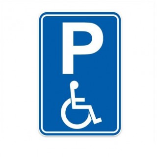 Invalide Parkeerplaats Sticker - 1