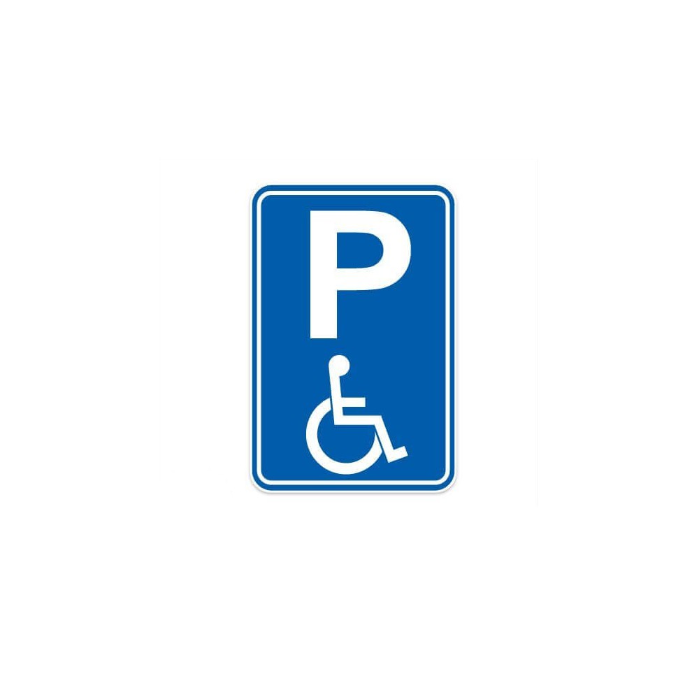 Behindertenparkaufkleber – 1