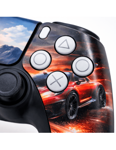 Zelf ontworpen PS5 controller skin op DualSense controller 2