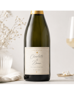 Champagne etiket maken als gepersonaliseerd etiket voor champagnefles 2