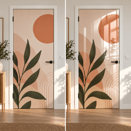 Eigen ontwerp deursticker in matte en glanzende afwerking