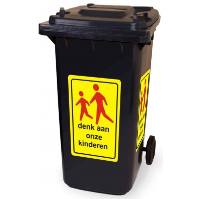 Kliko Sticker denk aan onze kinderen - 1