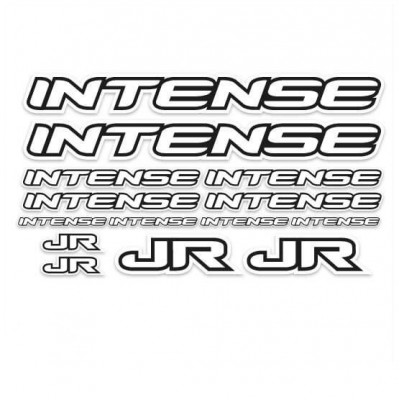 BMX Intense Sticker Set Wit - 1