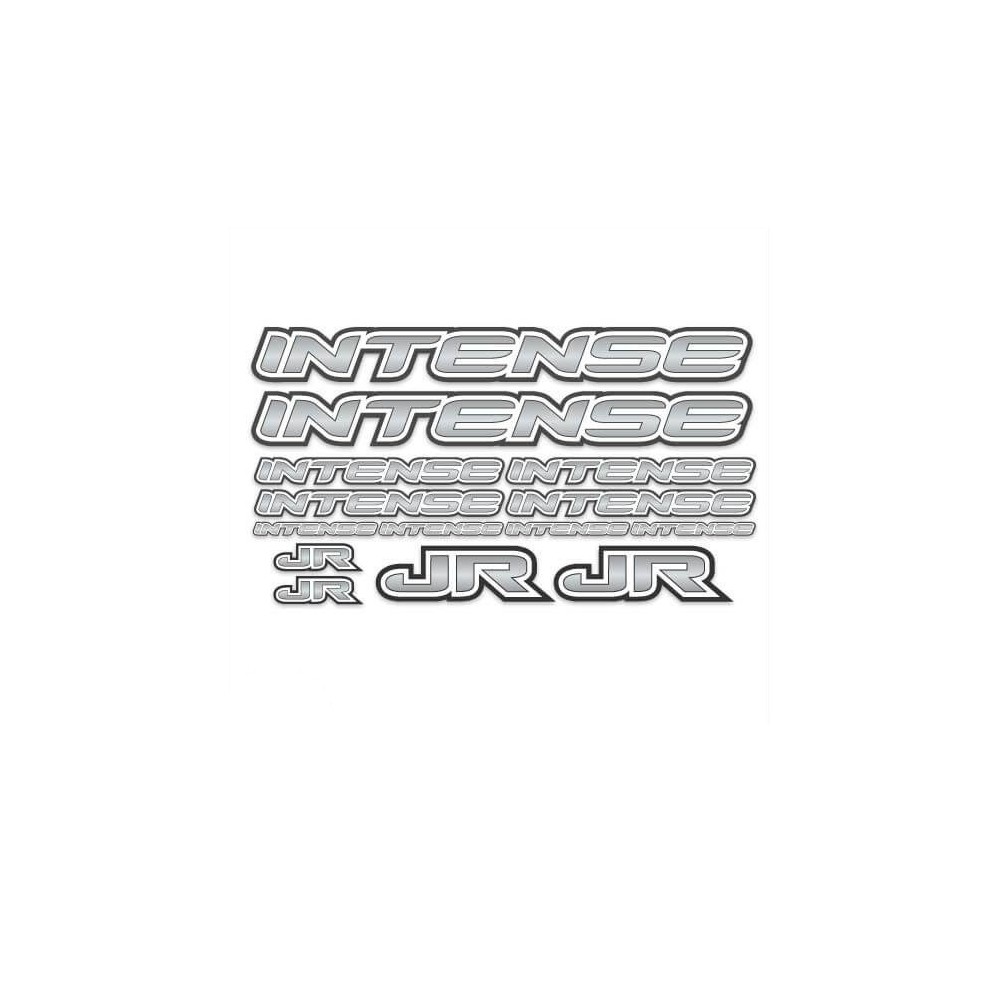 BMX Intense Sticker Set Grijs - 1