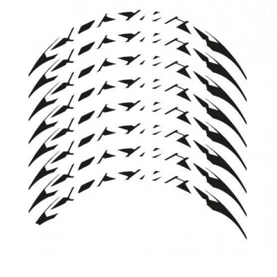 Cosmic Inverted Fiets velg stickers - 2