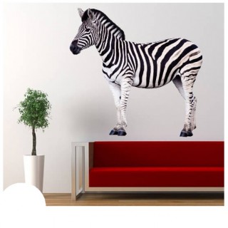 Zebra muursticker - 2